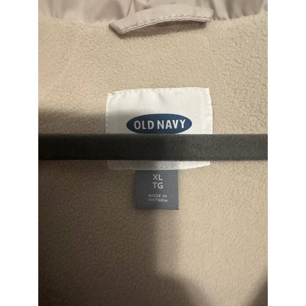 Women's Old Navy Puffer Vest size XLTG Light Beige - Picture 4 of 4